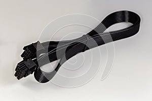 Power multi-strand ribbon cable of modular computer power supply