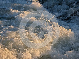 Power by nature, waterfall in Sweden