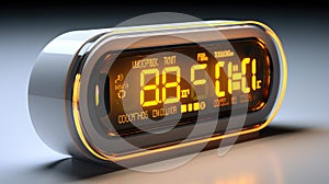 power notebook on desk