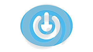 Power On Off Button for Device Control User Interface, vector design Generative AI