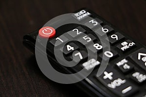 Power off button switch of a remote controller photo
