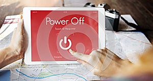 Power Off Touchscreen Display Concept