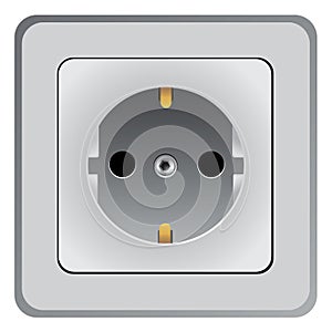 Power Outlet Icon isolated