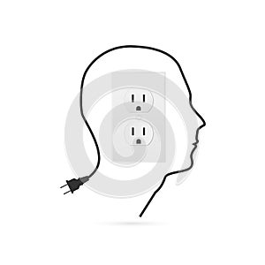 Power Outlet Illustration
