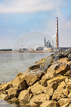 Power plant in Dublin port