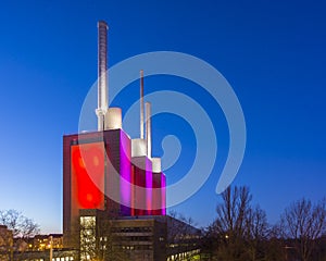 Power Plant at evening