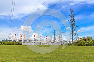 Power Plant and high voltage powerline