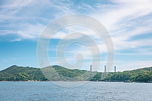 Power plant in Lamma Island, Hong Kong