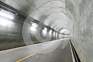 Power plant underground tunnel in a city
