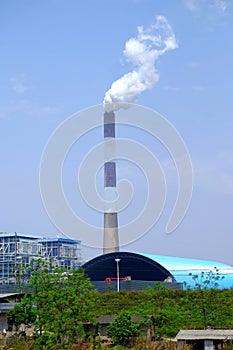 Power plants chimney