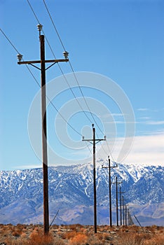 Power Poles Death Valley