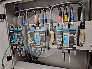 Power protection devices in an electrical control panel