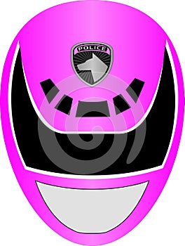 Power Rangers: Space Patrol Delta (SPD) Pink ranger helmet