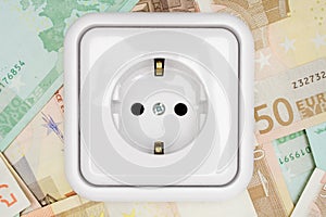 Power Socket on Banknotes