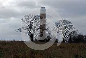 Power station chimney