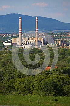 Power station of Pecs city in Hungary