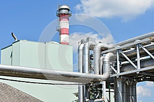 Power station pipeline