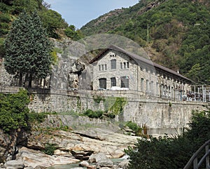 Power station in Pont Saint Martin