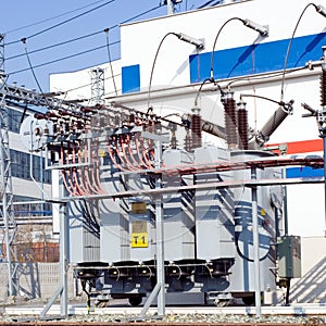 Power station and transformer details photo