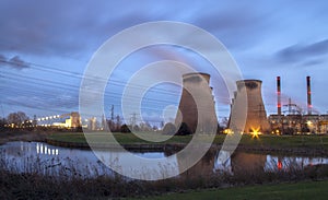 Ferrybridge Power Station in Yorkshire