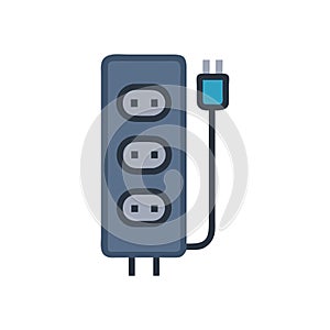 Power Strip Icon for Multiple Connections