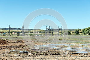 Power substation destroyed by tailings dam burst in Jagersfontein