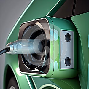 Power supply for hybrid electric car charging battery