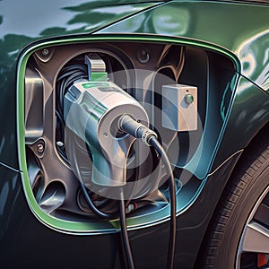 Power supply for hybrid electric car charging battery