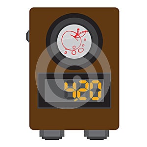 Power Supply tattoo machine icon on a white background. Tattoo Accessory