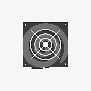 Power Supply Unit PSU Vector Icon