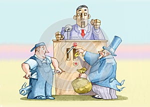 Power to contaminate political cartoon photo