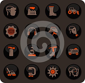 Power tools icons set