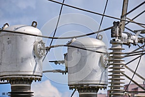Power transformers with gas protection - electrical substation equipment