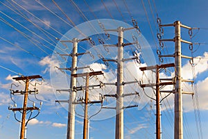 Power Transmission Electrical Lines photo