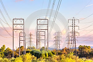 Power Transmission Electrical Lines photo