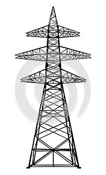 Power transmission tower.