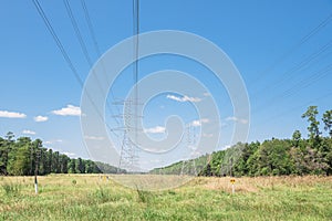 Power transmission towers