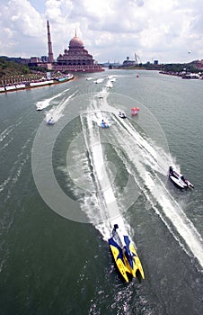 Powerboat in Putrajaya