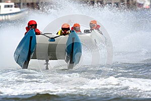 Powerboats racing