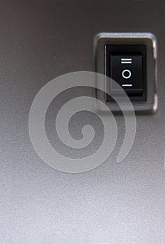 Powerbutton - close-up.