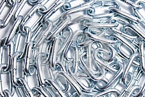 Powerful chain on a white background