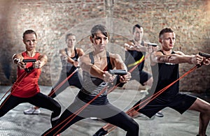 Powerful exercise with resistance band