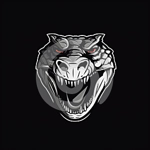 Powerful Gator Mascot Logo: Iconic Symbolism With Angry Eyes