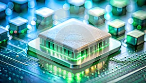 High-Tech Microprocessor Powering Innovation