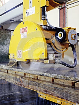 Powerful and modern marble processing machine