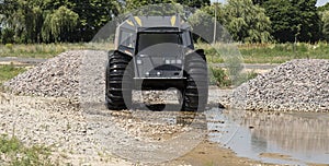 Powerful off-road transporter, all-terrain vehicle