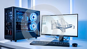 Powerful PC Workstation for 3D Design and Engineering