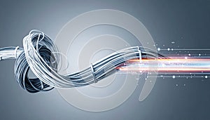 High-Speed Data Transfer Through Network Cables