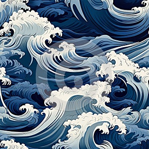 Powerful Tranquility: The Elegance of Kanagawa Waves