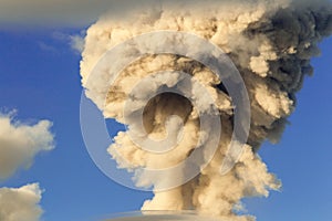 Powerful Volcani Mushroom Explosion